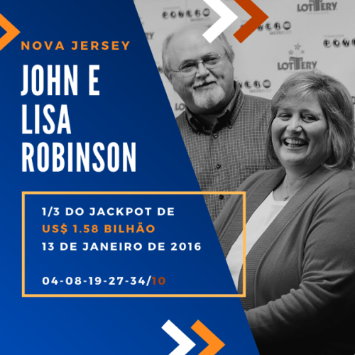 John e a Lisa Robinson - 1/3 do US$ 1,6 bilhão