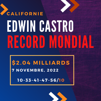 2.04 Milliards - Edwin Castro Gagnant Powerball