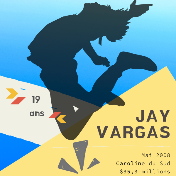 Jay Vargas - jeune gagnant Powerball
