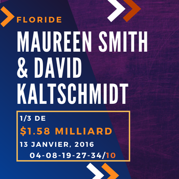 Maureen Smith & David Kaltschmidt - Gagnants Powerball